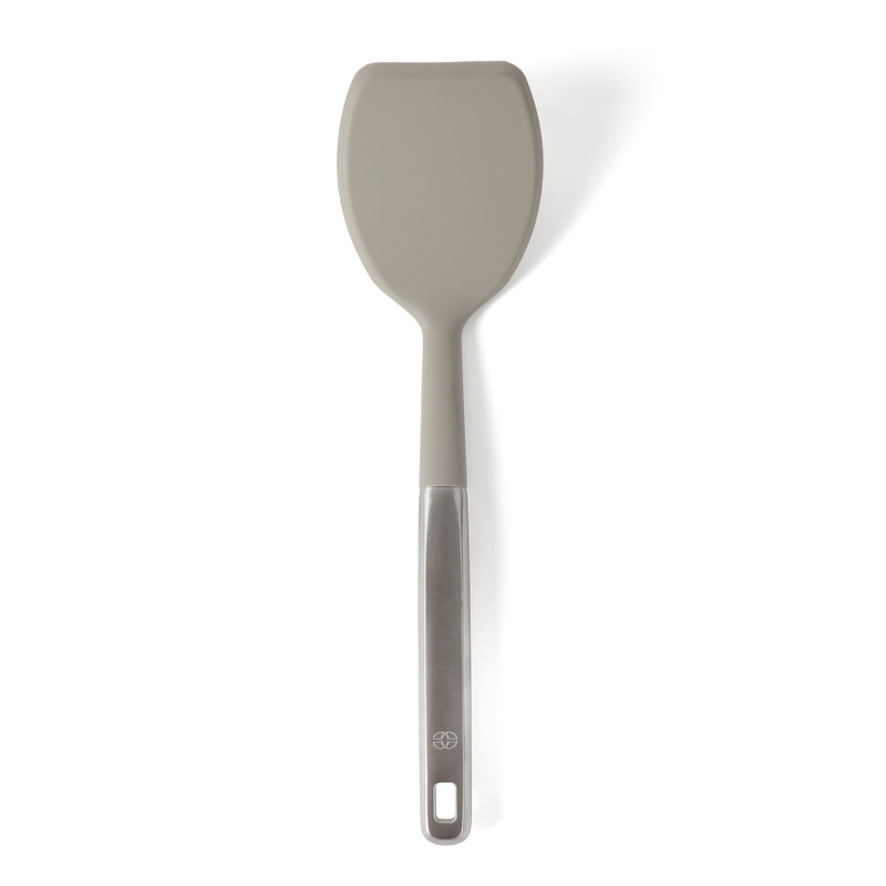 Calphalon Prime Stainless Steel Turner w/ Silicone Head - Open Stock w/ Tie Card (Taupe)