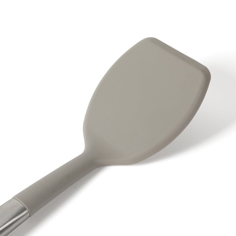 Calphalon Prime Stainless Steel Turner w/ Silicone Head - Open Stock w/ Tie Card (Taupe)