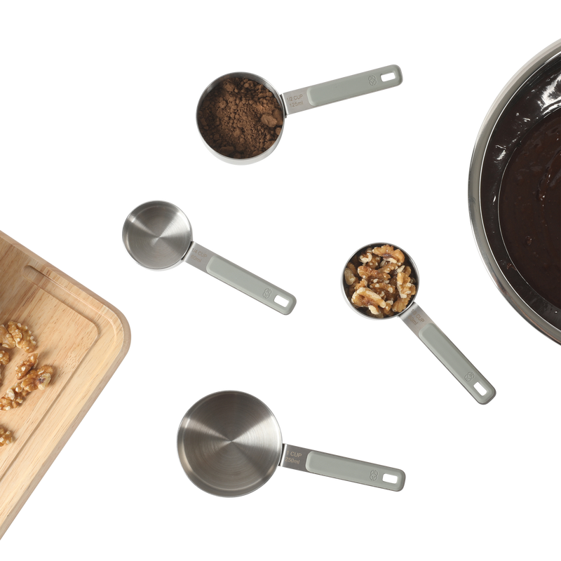 Calphalon Prime 4 pc Stainless Steel Head Measuring Cups - Open Stock w/ Tie Card
