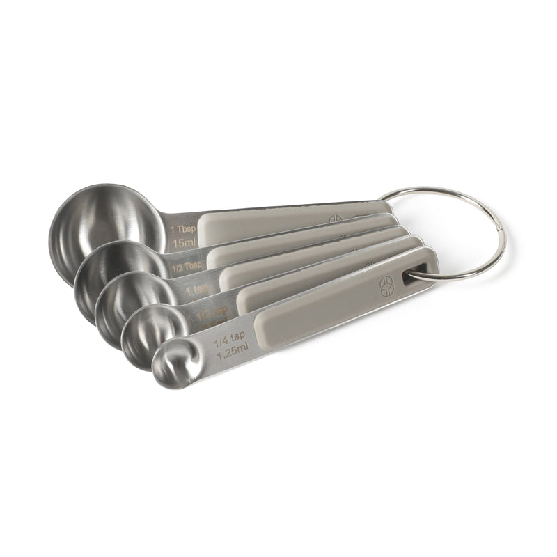 Calphalon Prime 5 pc Stainless Steel Head Measuring Spoons - Open Stock w/ Tie Card