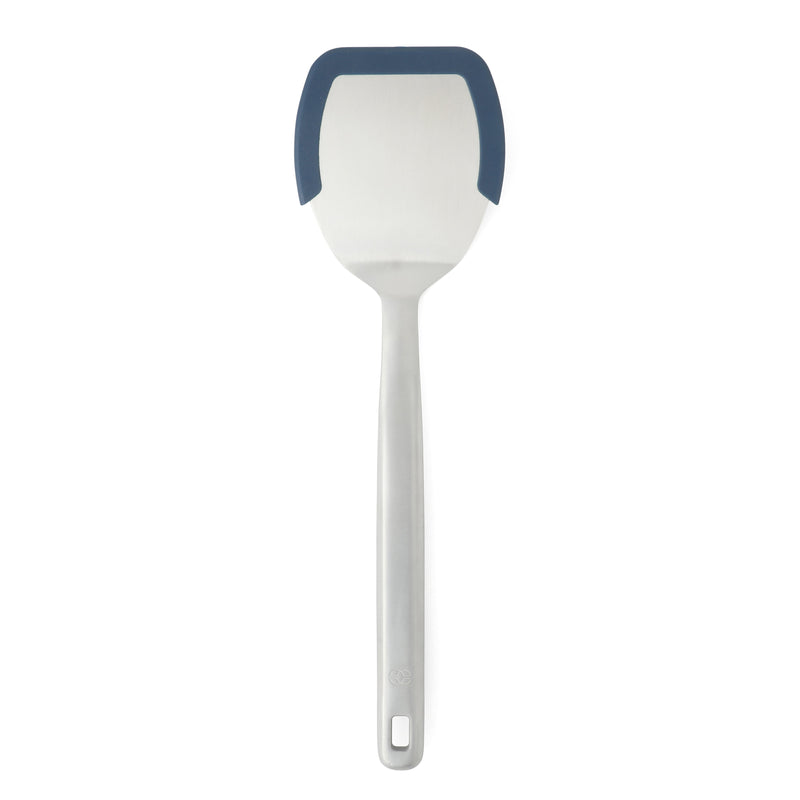 Calphalon Prime Stainless Steel Turner w/ Silicone Rim - Open Stock w/ Tie Card