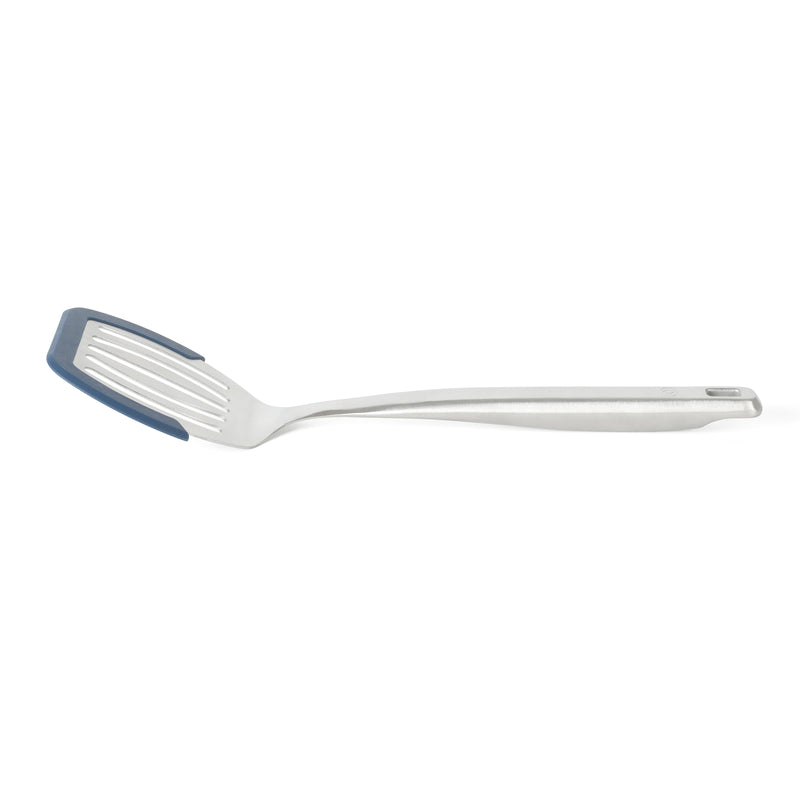 Calphalon Prime Stainless Steel Slotted Turner w/ Silicone Rim - Open Stock w/ Tie Card