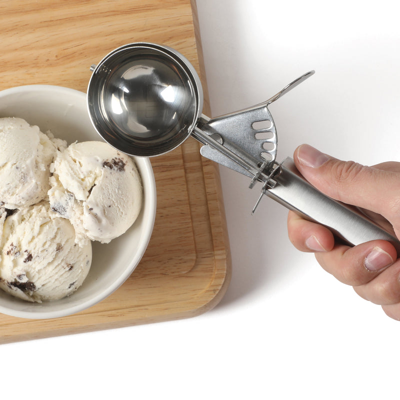 Calphalon Prime  2.4" Stainless Steel Large Cookie Scoop - Open Stock w/ Tie Card