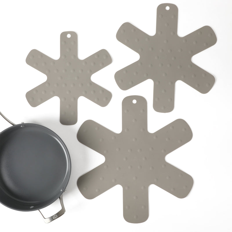 Calphalon Prime 3 pc Silicone Trivet / Pan Protector Set - Open Stock w/ Tie Card