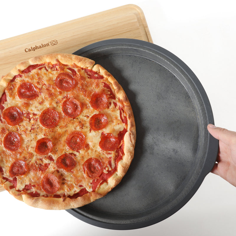 Calphalon Omni 12.6" Silicone Pizza Pan - Open Stock w/ Color Sleeve
