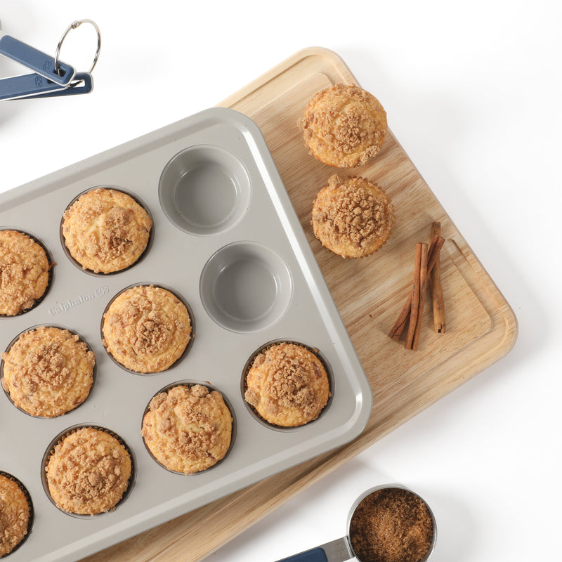 Calphalon Legacy Carbon Steel 12 Cup Muffin Pan - Open Stock w/ Color Sleeve