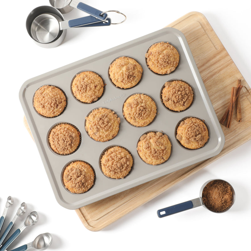 Calphalon Legacy Carbon Steel 12 Cup Muffin Pan - Open Stock w/ Color Sleeve