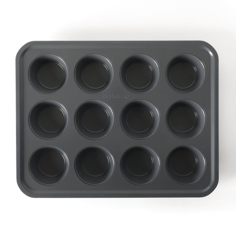 Calphalon Legacy 12 Cup Carbon Steel Muffin Pan - Open Stock w/ Color Sleeve
