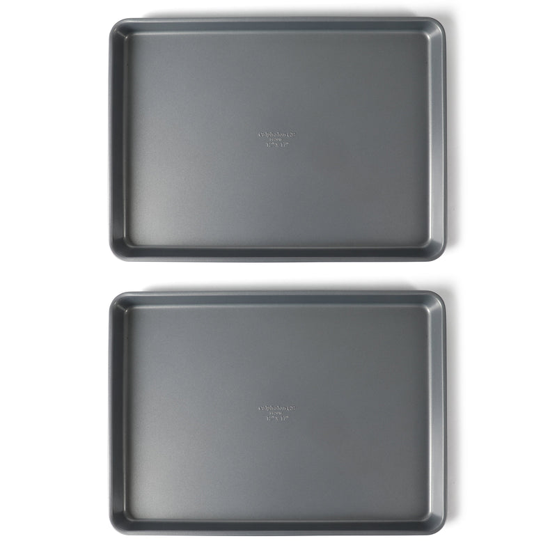 Calphalon Titan 2 pc (17" x 12") Carbon Steel Cookie Sheet Set - Gift Box
