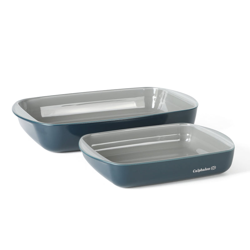 Calphalon Mirage 2 pc (3.8qt & 1.7qt ) Glass Baking Pan Set - Gift Box