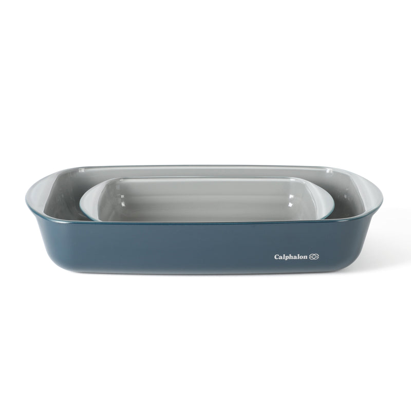 Calphalon Mirage 2 pc (3.8qt & 1.7qt ) Glass Baking Pan Set - Gift Box