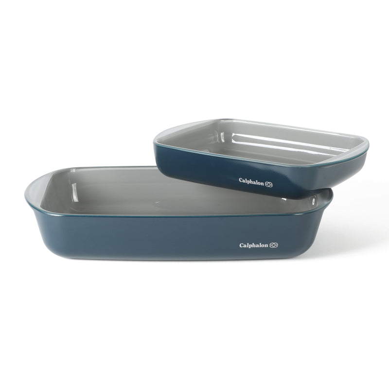Calphalon Mirage 2 pc (3.8qt & 1.7qt ) Glass Baking Pan Set - Gift Box