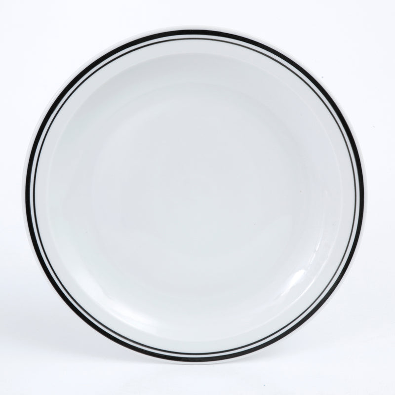 Gibson Home Hometown Diner 11" Fine Ceramic Dinner Plate - Banded - Open Stock w/ UPC Label