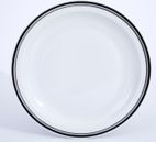 Gibson Home Hometown Diner 11" Fine Ceramic Dinner Plate - Banded - Open Stock w/ UPC Label
