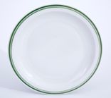 Gibson Home Hometown Diner 11" Fine Ceramic Dinner Plate - Banded - Open Stock w/ UPC Label