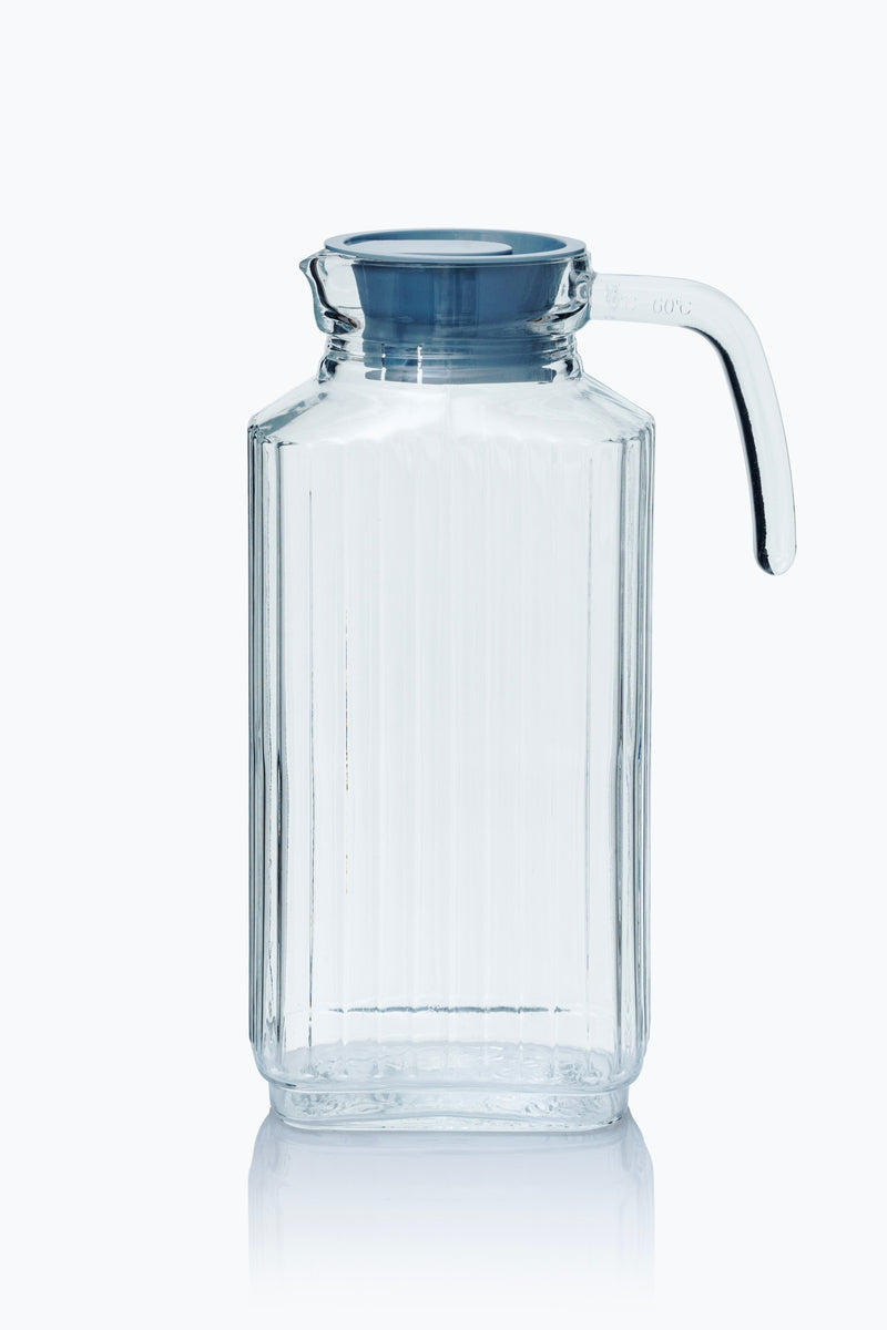 Gibson Home Raintree - 1.8 liter (61oz) Glass Pitcher w/ Lid - Open Stock w/ Hang Tag