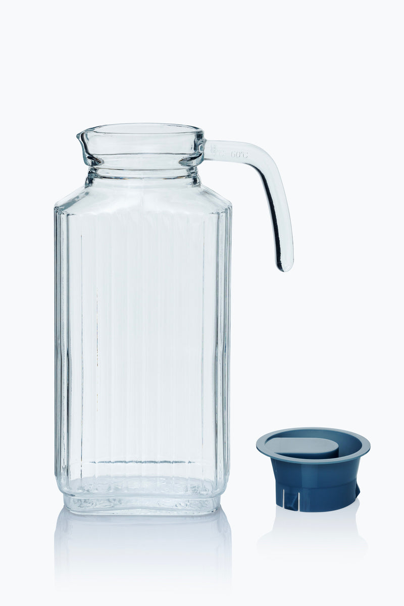 Gibson Home Raintree - 1.8 liter (61oz) Glass Pitcher w/ Lid - Open Stock w/ Hang Tag