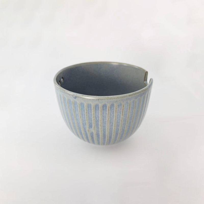 Gibson Elite Nightscape 5.25" Reactive Glaze Stoneware Noodle Bowl w/ Chopsticks - Color Sleeve