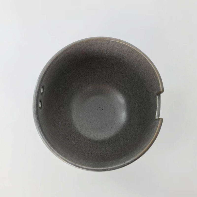 Gibson Elite Nightscape 5.25" Reactive Glaze Stoneware Noodle Bowl w/ Chopsticks - Color Sleeve