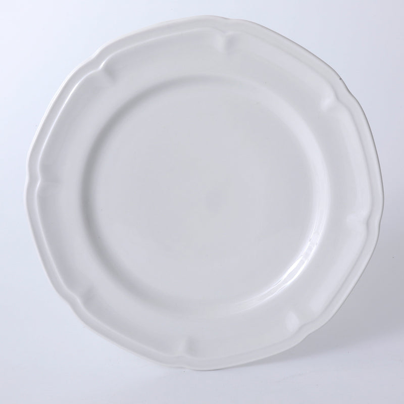 Gibson Home Willow Dove 12 pc Embossed Porcelain Dinnerware Set - Gift Box