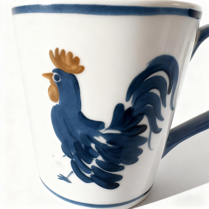 Gibson Home Morning Hilltop 15oz Decorated  Porcelain Mug - Open Stock w/ UPC Label