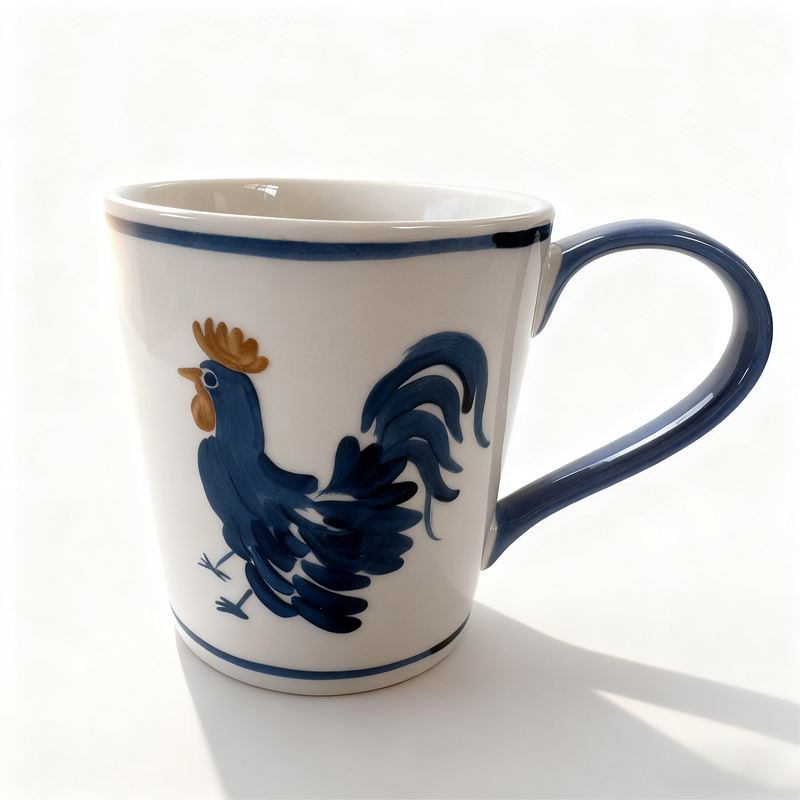 Gibson Home Morning Hilltop 15oz Decorated  Porcelain Mug - Open Stock w/ UPC Label