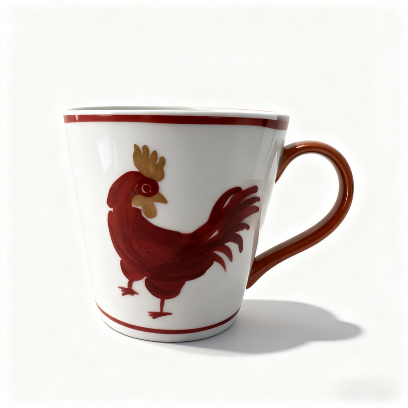 Gibson Home Morning Hilltop 15oz Decorated  Porcelain Mug - Open Stock w/ UPC Label