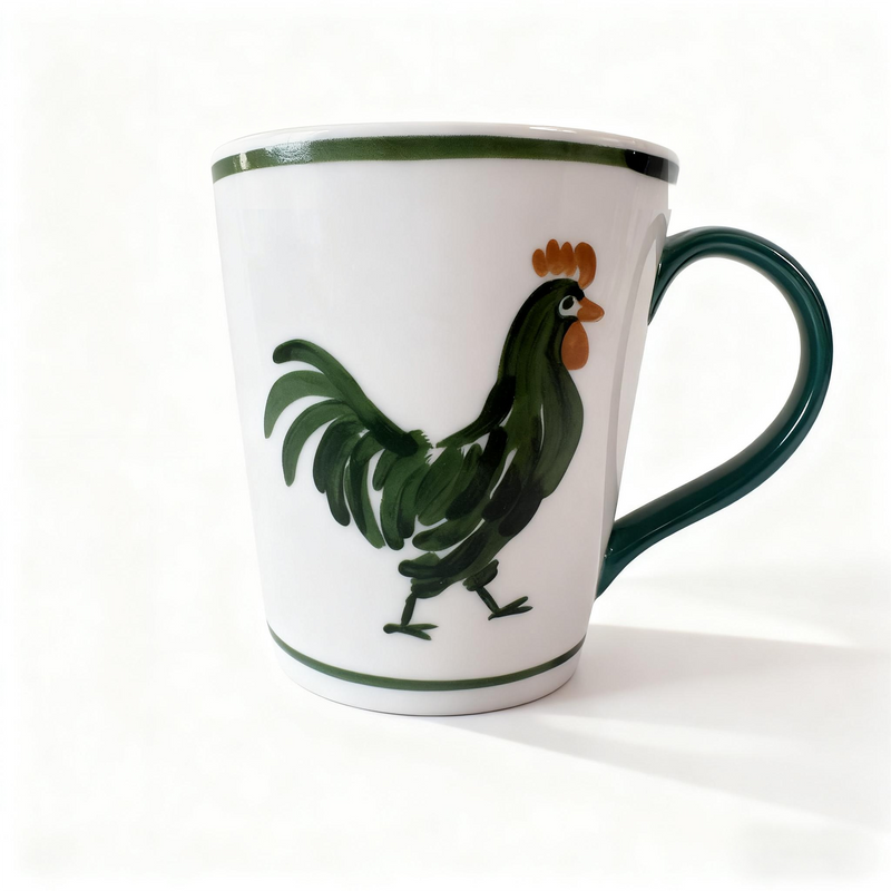 Gibson Home Morning Hilltop 15oz Decorated  Porcelain Mug - Open Stock w/ UPC Label