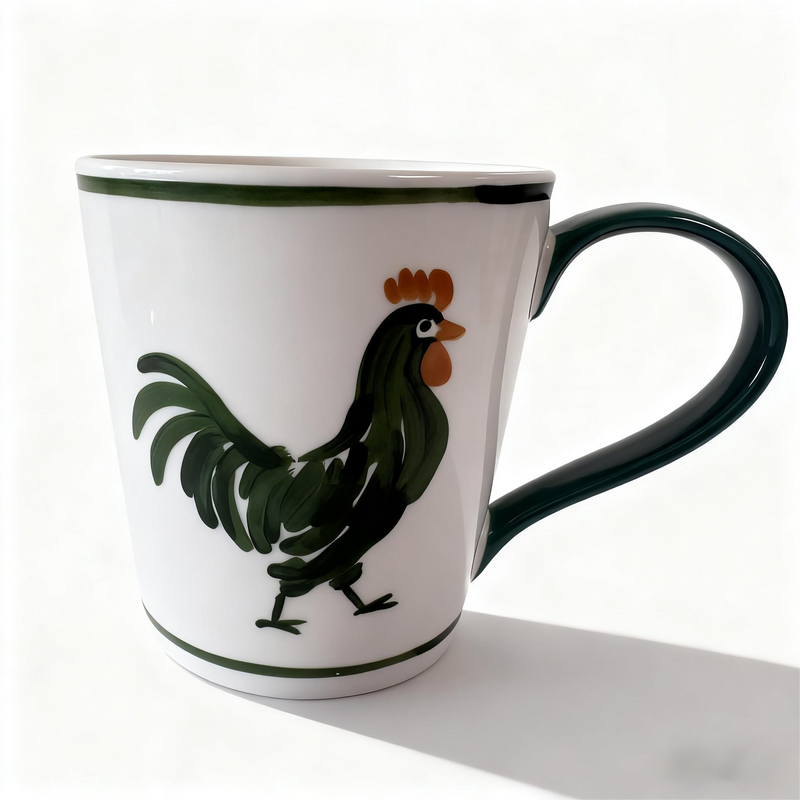 Gibson Home Morning Hilltop 15oz Decorated  Porcelain Mug - Open Stock w/ UPC Label