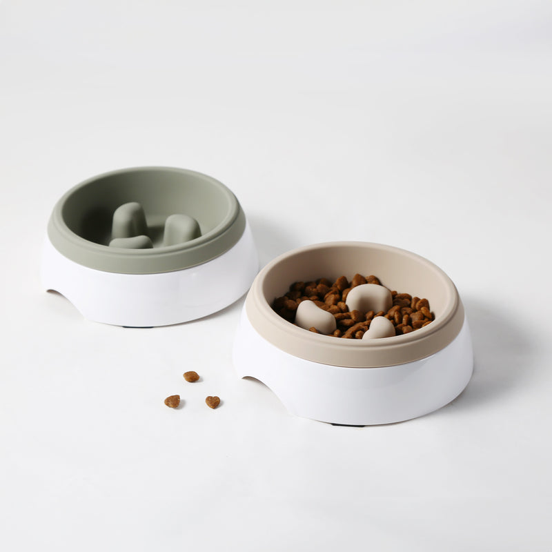 Gibson Home Curious Canines  6.75" Melamaine Pet Slow Feeder - Open Stock w/ UPC Label