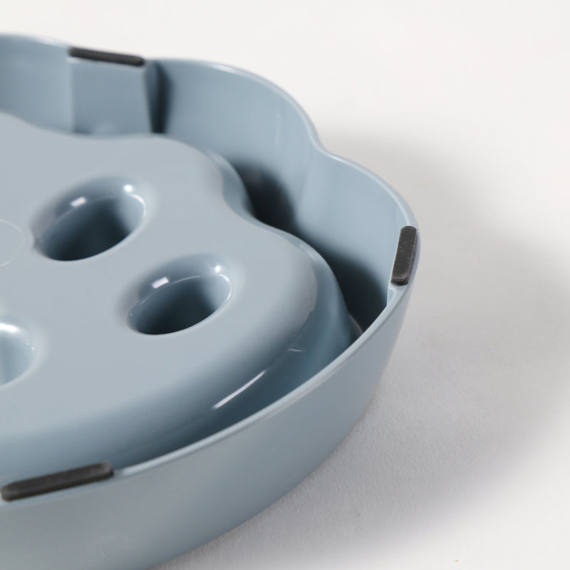 Gibson Home Curious Canines 9" Melamine Paw Shape Pet Slow Feeder - Open Stock w/ Color Sleeve