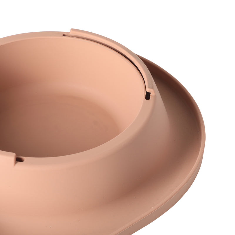 Gibson Home Curious Canines 2 pc 16" Stainless Steel Bowl & Silicone Slow Feeder On Silicone Mat - Open Stock w/ Color Sleeve
