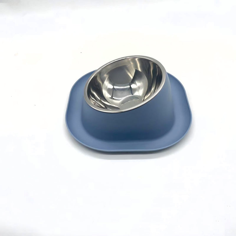 Gibson Home Tummy Tales 8.5" Stainless Steel Pet Bowl w/ PP Stand - Open Stock w/ Color Sleeve