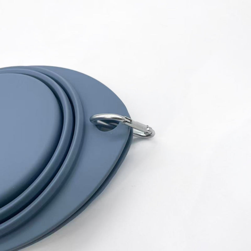 Gibson Home Wanderhound 11.8" Silicone Collapsible Pet Bowl - Open Stock w/ Color Sleeve
