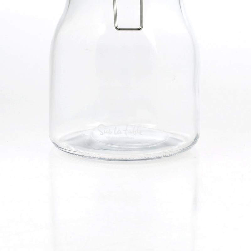 Sur La Table Kitchen Essentials Lyon Court 37oz Glass Canister w/ Lid - Open Stock w/ UPC Label