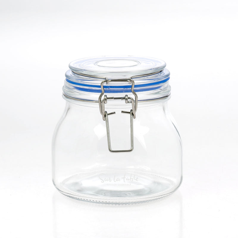 Sur La Table Kitchen Essentials Lyon Court 22.5oz Glass Canister w/ Lid - Open Stock w/ UPC Label