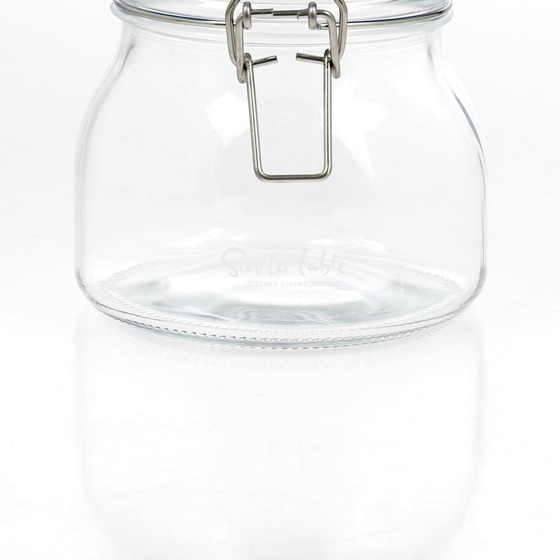 Sur La Table Kitchen Essentials Lyon Court 22.5oz Glass Canister w/ Lid - Open Stock w/ UPC Label