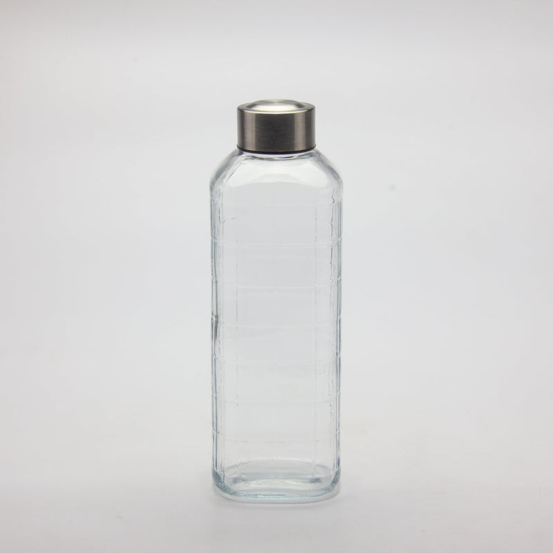 Gibson Home Whistler Peak 33oz Glass Bottle w/ Stainless Steel Lid - Open Stock w/ UPC Label