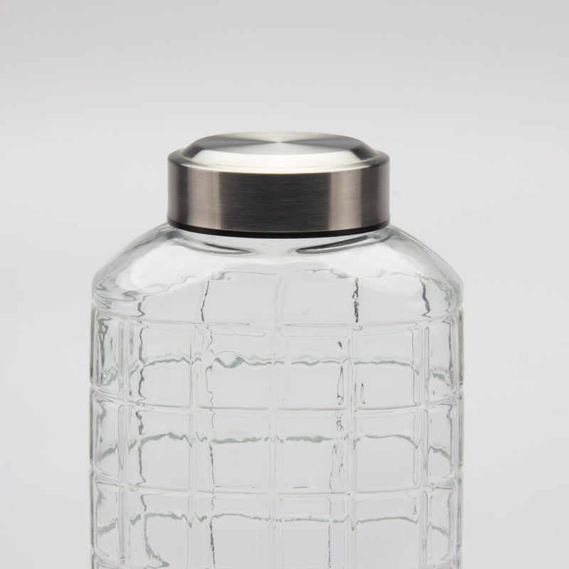 Gibson Home Whistler Peak 60oz Glass Bottle w/ Stainless Steel Lid - Open Stock w/ UPC Label
