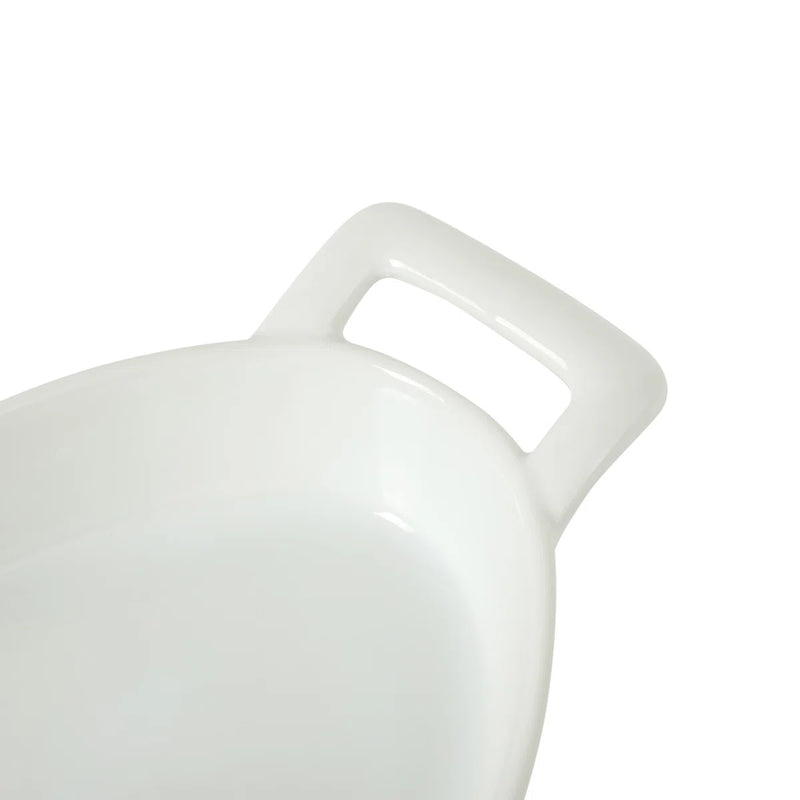 Gibson Elite Gracious Dining 15oz (0.4qt) Porcelain Baker w/ Handles - Color Sleeve