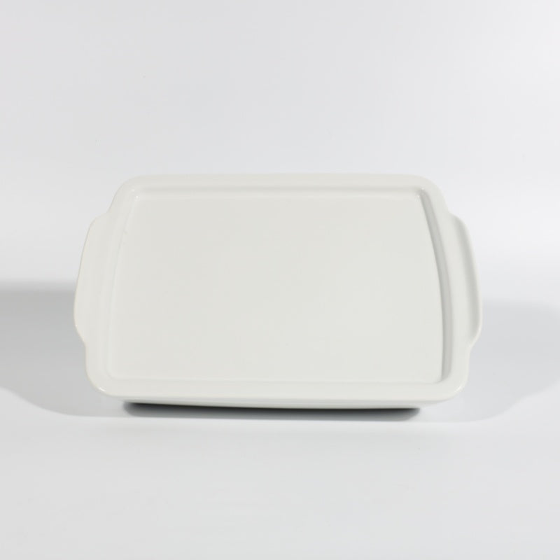 Gibson Elite Gracious Dining 1.9qt (1.8 Liter) Solid Color Stoneware Baker w/ Stoneware Lid - Color Sleeve