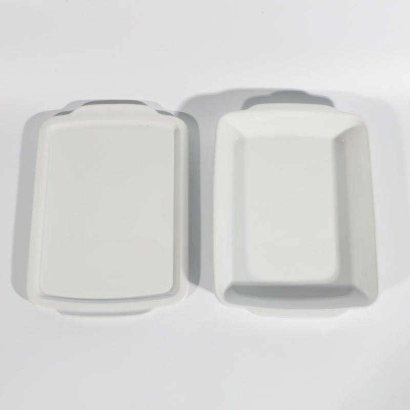 Gibson Elite Gracious Dining 1.9qt (1.8 Liter) Solid Color Stoneware Baker w/ Stoneware Lid - Color Sleeve