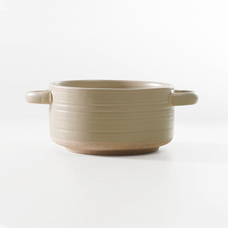 Gibson Elite Monaco Circle 6" Reactive Glaze Stoneware Soup Bowl w/ Handles - Open Stock w/ Hang Tag