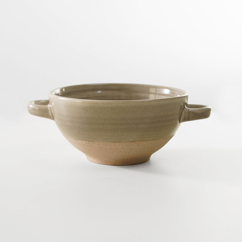 Gibson Elite Orchard Bay 6" Reactive Glaze Stoneware Soup Bowl w/ Handles - Open Stock w/ Hang Tag