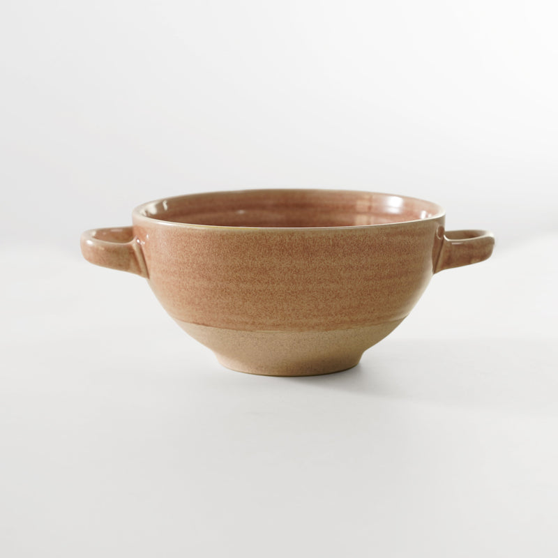 Gibson Elite Orchard Bay 6" Reactive Glaze Stoneware Soup Bowl w/ Handles - Open Stock w/ Hang Tag
