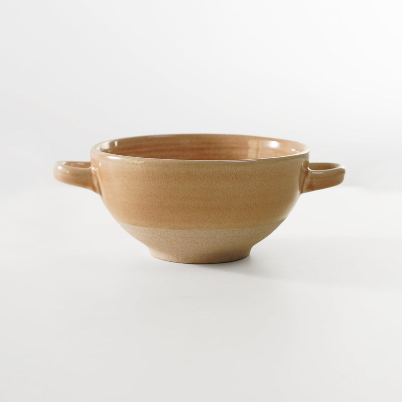 Gibson Elite Orchard Bay 6" Reactive Glaze Stoneware Soup Bowl w/ Handles - Open Stock w/ Hang Tag