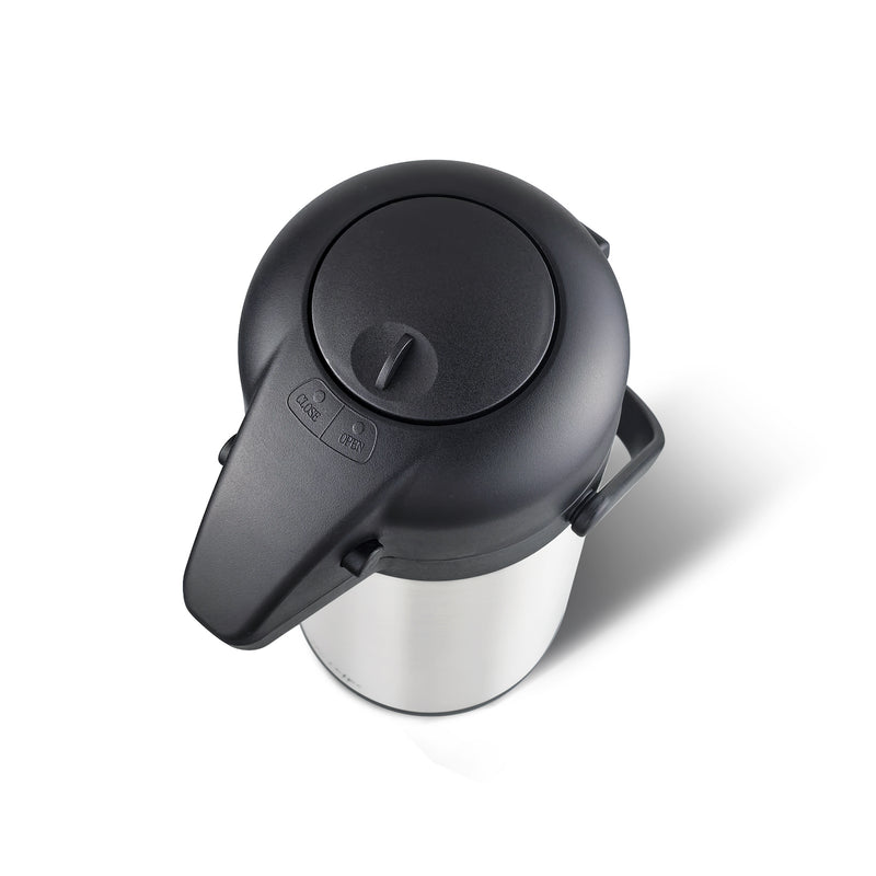 Mr. Coffee Pourlock 3l Stainless Steel Vacuum Coffee Pump Pot w/ Lid - Gift Box