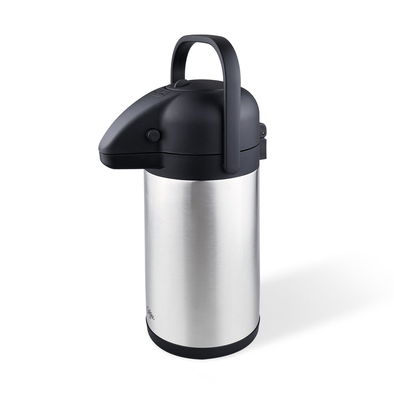 Mr. Coffee Pourlock 2.2l Stainless Steel Vacuum Coffee Pump Pot w/ Lid - Gift Box