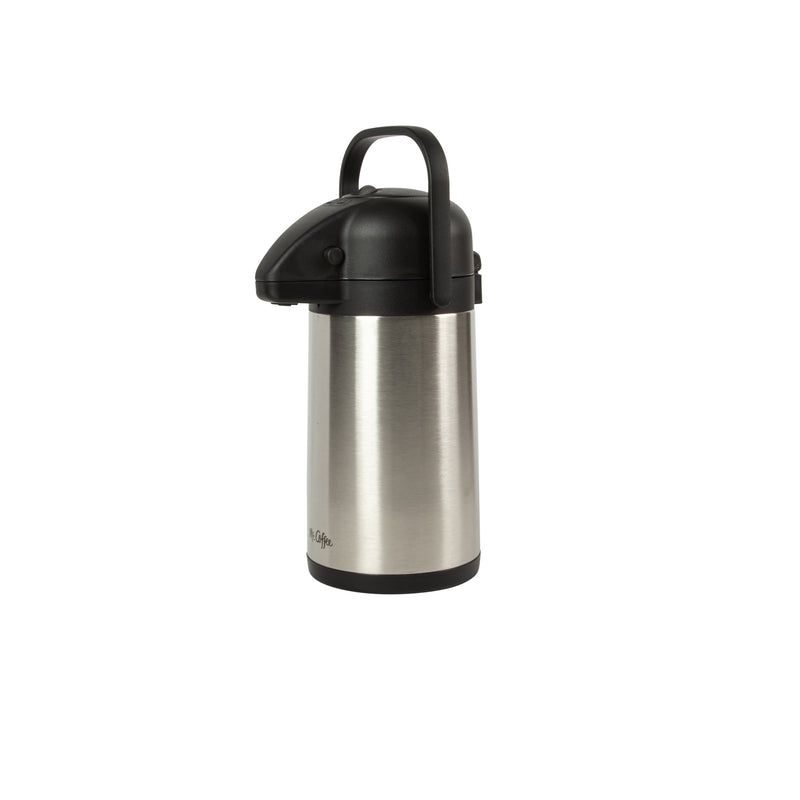 Mr. Coffee Pourlock 2.2l Stainless Steel Vacuum Coffee Pump Pot w/ Lid - Gift Box