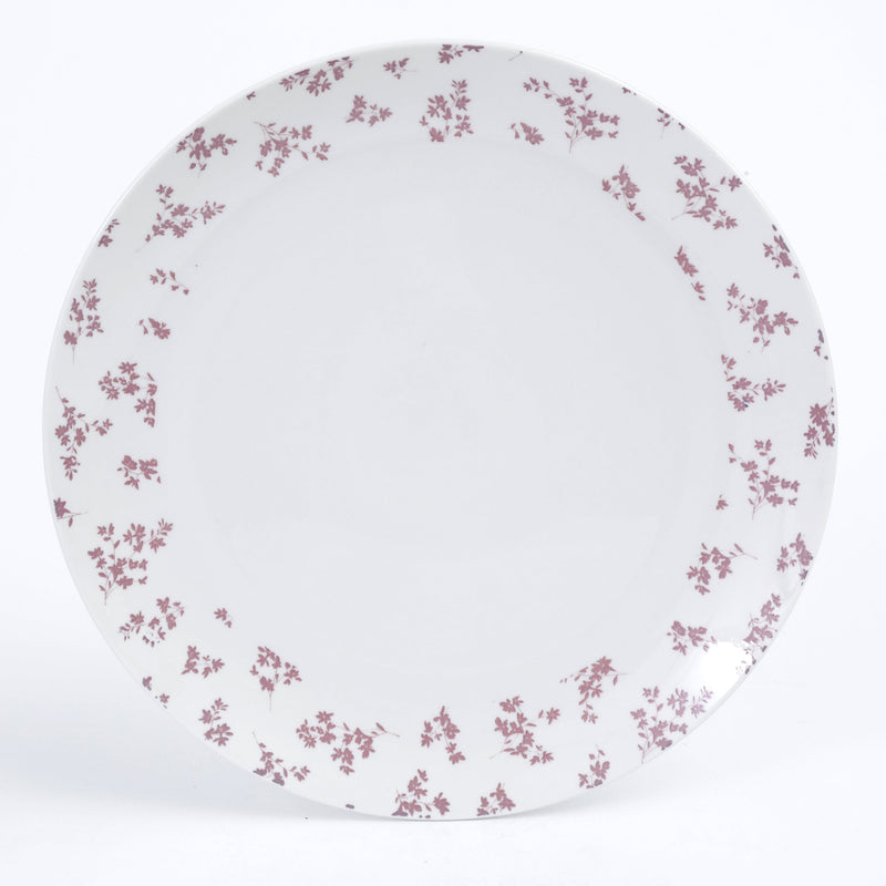 Gibson Home Mountain Thistle 12pc Pad Pad Print Porcelain Dinnerware Set - Gift Box